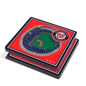 5/$25 MLB Washington Nationals baseball drink coasters